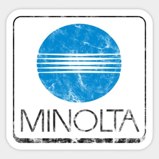 Only From the Mind of Minolta Sticker